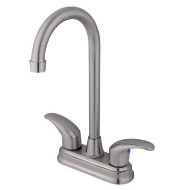 Kingston Brass GKB6498LL Water Saving Legacy Bar Faucet, Satin Nickel Kitchen Faucet Kingston Brass